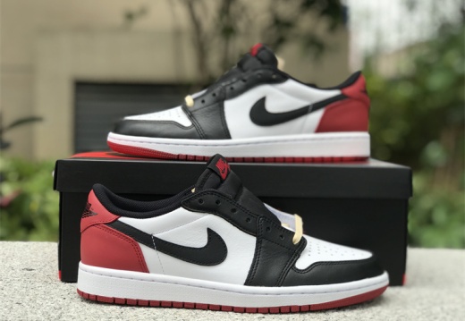 Air Jordan 1 Low OG Black Toe  CZ0790-106   40-47.5